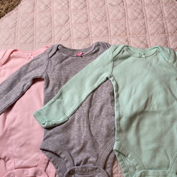 Just one you by Carters newborn long sleeve onesies (set of 3) - Picture 2 of 6